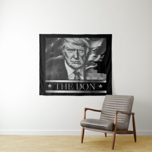 The Don Pencil Drawing Tapestry