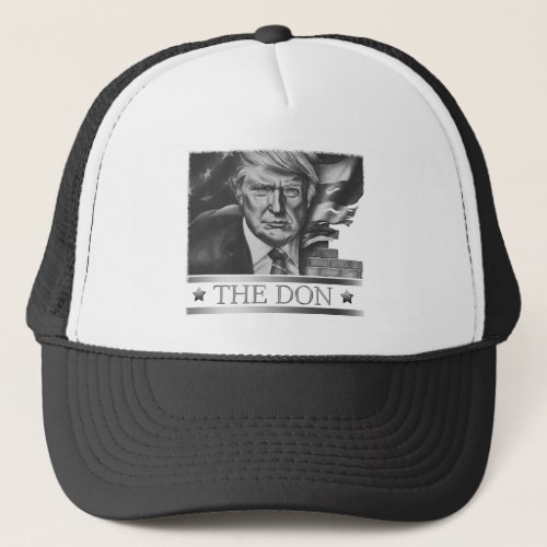 The Don Pencil Drawing Trucker Hat