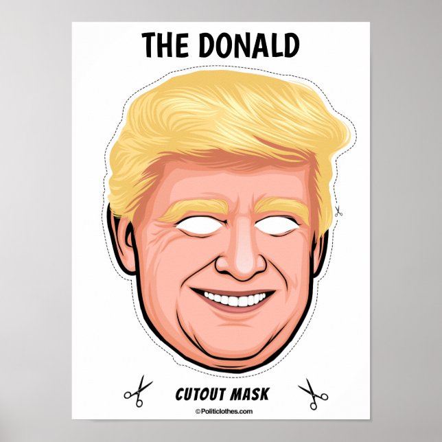 The Donald Halloween Mask Poster (Front)