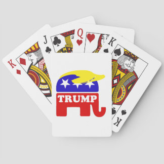 The Donald Trump Toupee Republican Elephant Poker Cards
