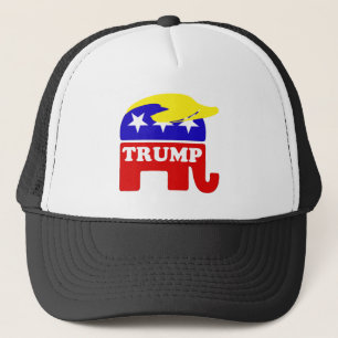 The Donald Trump Toupee Republican Elephant Trucker Hat