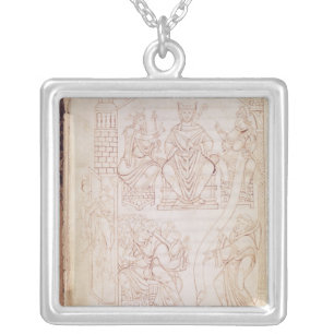 The Donation to Richard II Silver Plated Necklace