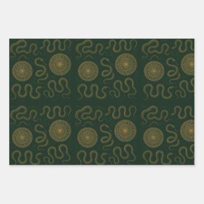 The Đông Sơn Serpent Wrapping Paper Sheets