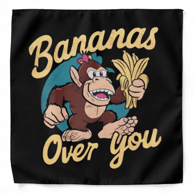 The Donkey Kong ,Bananas Over You Bandana (Front)