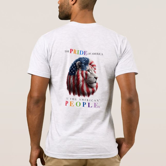 The Donkey & The Elephant PRIDE Lionheart T-Shirt (Back)