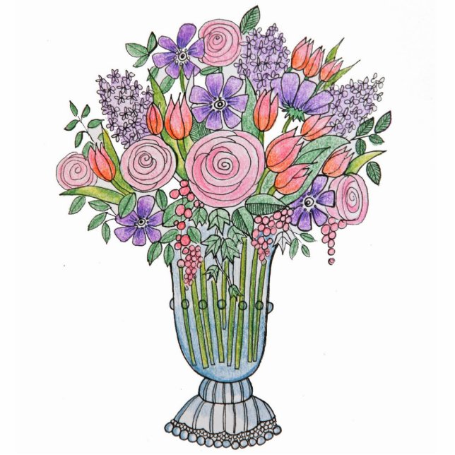 The Donna Spring Bouquet Photo Sculpture (Front)