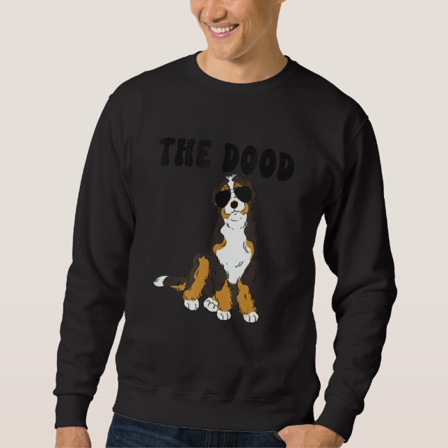 The Dood Bernedoodle Mom Doodle Dog Dad Sweatshirt (Front)