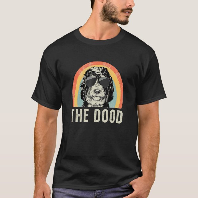 The Dood Mom Bernedoodle Doodle Dog Dad T-Shirt (Front)