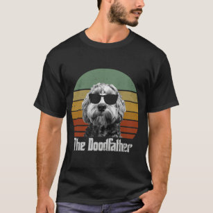 The Doodfather Best Doodle Dad Doodle Dog Fathers T-Shirt