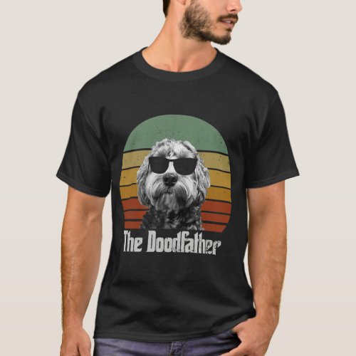The Doodfather Best Doodle Dad Doodle Dog Fathers T_Shirt