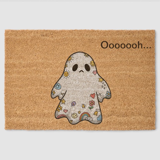 The Doodle's Secret Garden Fiber Doormat (Front)