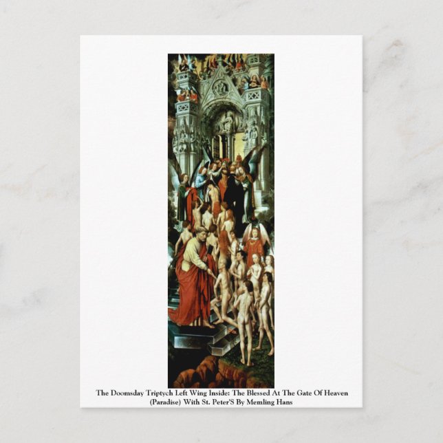 The Doomsday Triptych Left Wing Inside Postcard (Front)