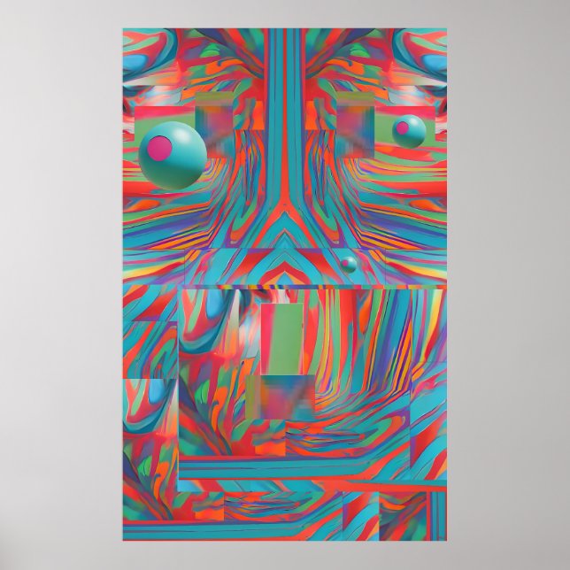 The Door Is Open - Ken Gage Surreal Art Poster (Front)