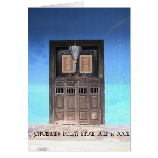 The Door of Opportunity Card