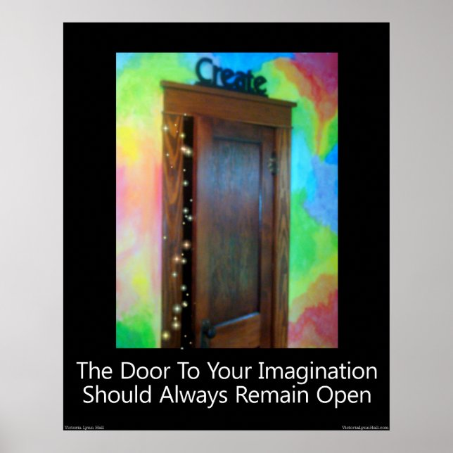 "The Door To Your Imagination" Print (Front)