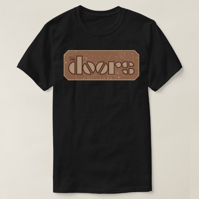 The Doors Brown vintage T-Shirt (Design Front)