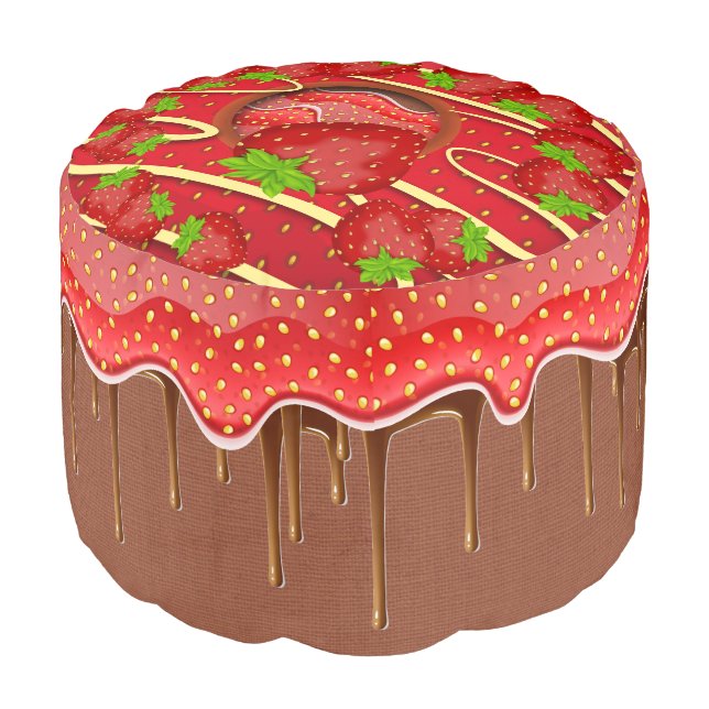 The Doughnut with the Doctorate Pouf - SRF (Angled Front)