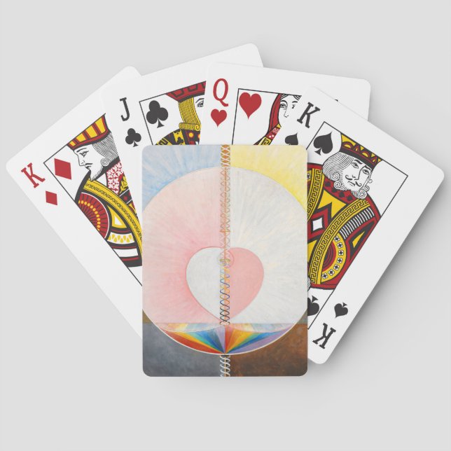 The Dove by Hilma af Klint Poker Cards (Back)