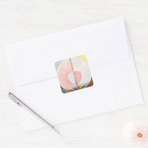 The Dove by Hilma af Klint Square Sticker