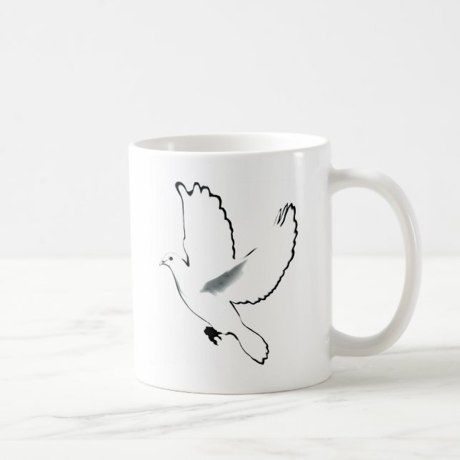 The Dove Coffee Mug (Right)