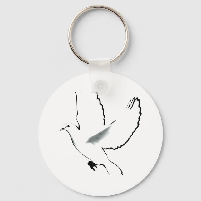 The Dove Keychain (Front)