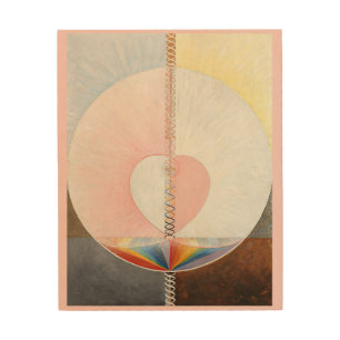 The Dove, No. 1, Hilma af Klint Wood Wall Art