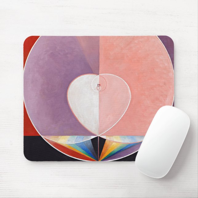 The Dove, No.2. by Hilma af Klint Mouse Pad (With Mouse)