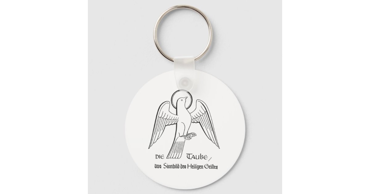 The Dovethe symbol of the Holy Spirit Keychain Zazzle