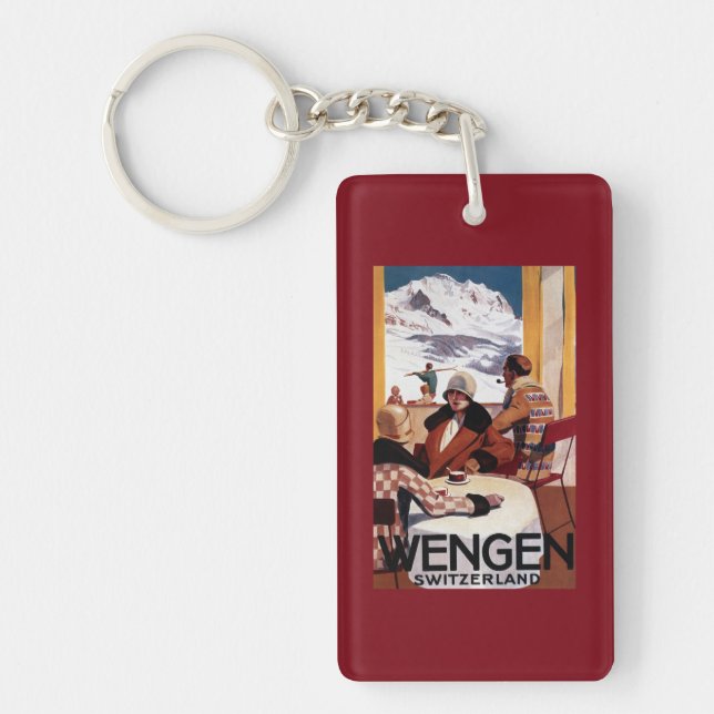 The Downhill Club Promotional Poster Keychain (Front)