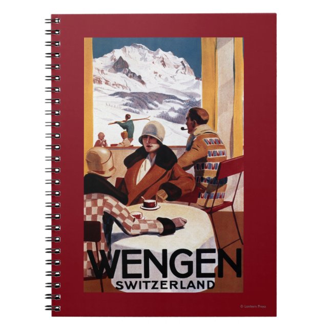 The Downhill Club Promotional Poster Notebook (Front)