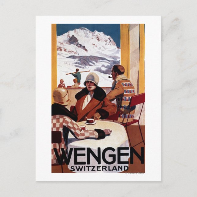 The Downhill Club Promotional Poster Postcard (Front)