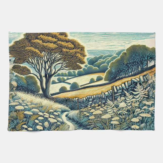 The Downs Kitchen Towel (Horizontal)