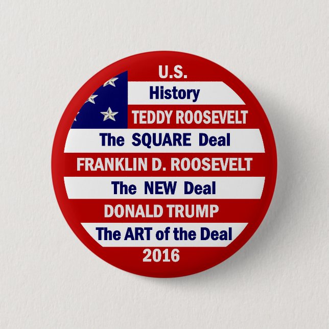 The Downward Arc of U.S. history Button (Front)