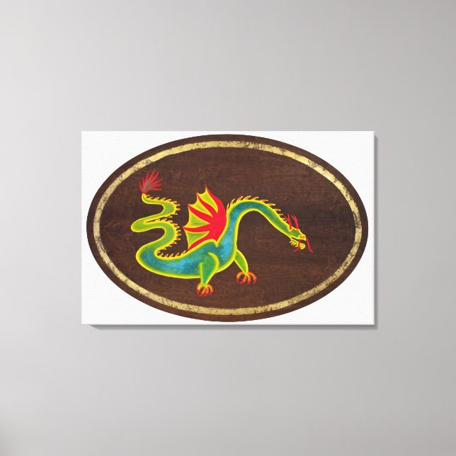 The Dragon 2009 Canvas Print (Front)