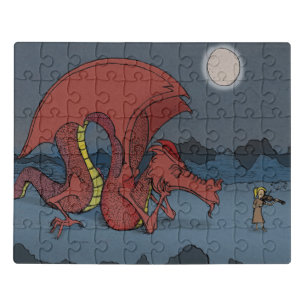 The Dragon and the Violin Jigsaw Puzzle