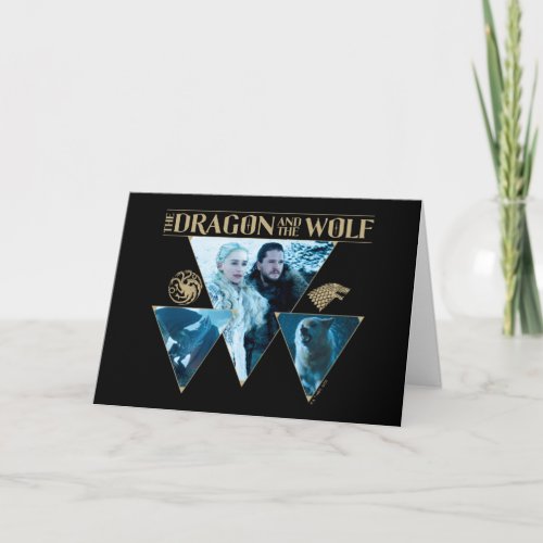 The Dragon and The Wolf Daenerys  Jon Graphic Card