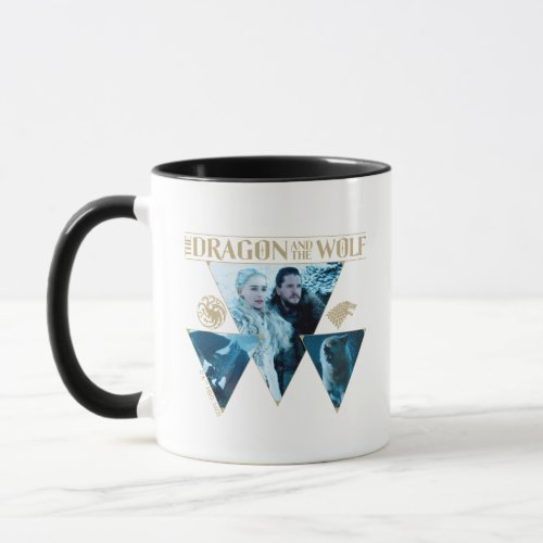The Dragon and The Wolf Daenerys  Jon Graphic Mug