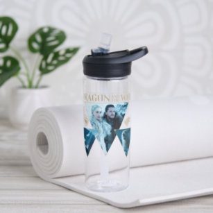 The Dragon and The Wolf Daenerys & Jon Graphic Water Bottle