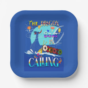 The Dragon Boat Is Calling Paper Plates