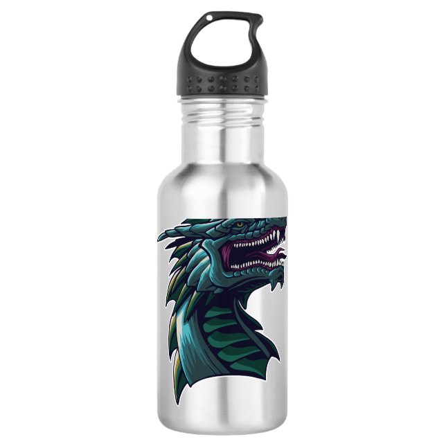 The Dragon Head Stainless Steel Water Bottle (Front)