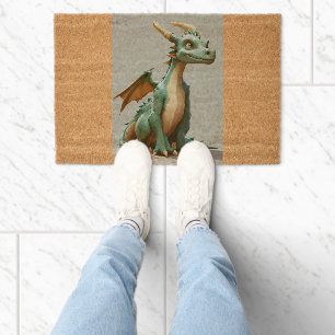 The dragon is predominantly fiber doormat