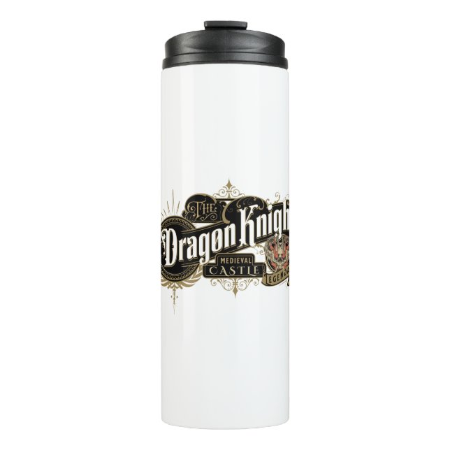 The Dragon Knight Citation Inspiration Sentence Thermal Tumbler (Front)