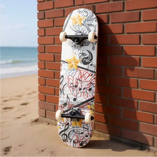 The Dragon Star Guitar  Skateboard (Creator Uploaded)