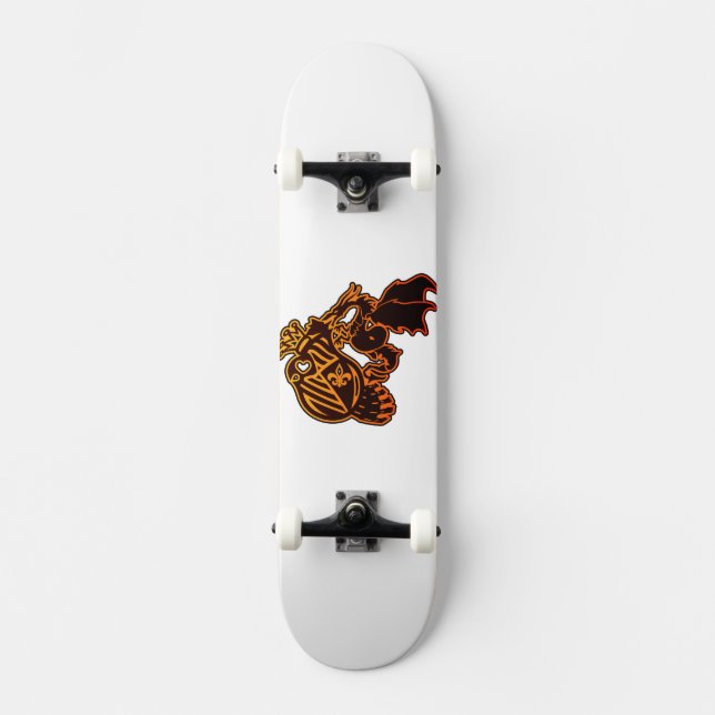 The_Dragon_Strikes Skateboard Deck (Front)