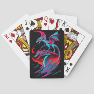 The Dragon Surf Rider Poker Cards