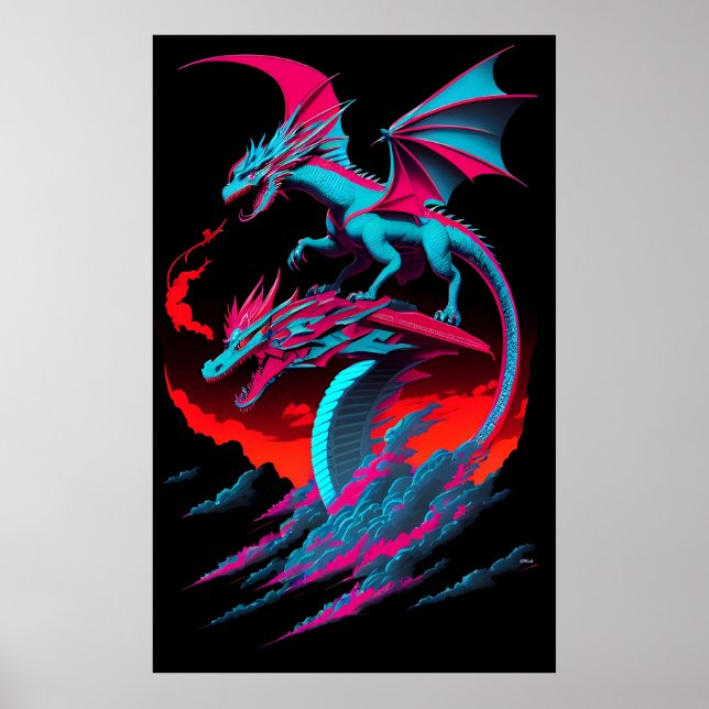 The Dragon Surf Rider Poster (Front)