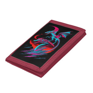 The Dragon Surf Rider Trifold Wallet