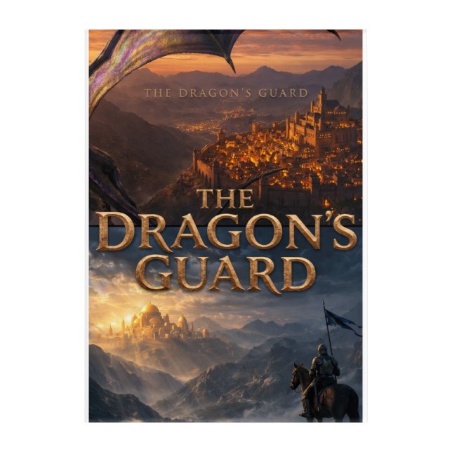 -THE DRAGON WARRIOR  ACRYLIC PRINT (Front)
