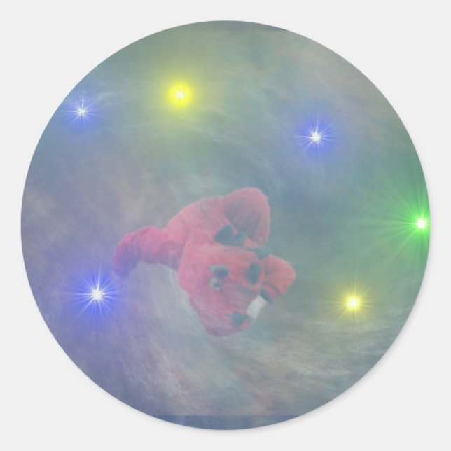 The Dragon Who Lost is Tail Collection Classic Round Sticker (Front)