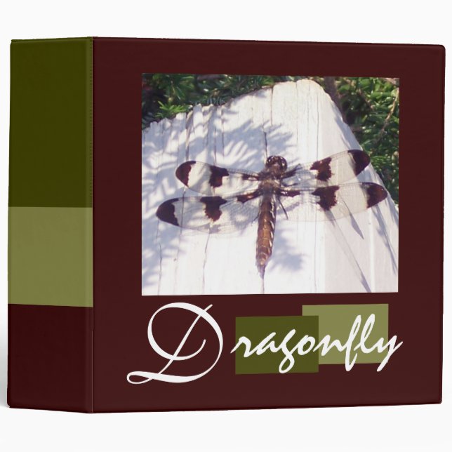 The Dragonfly 3 Ring Binder (Front/Spine)